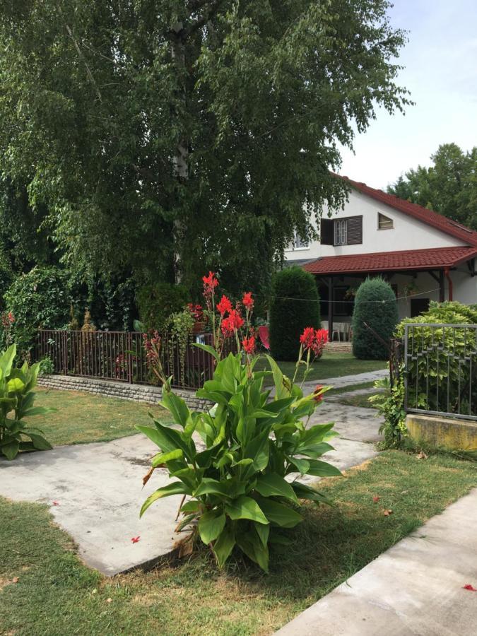Rózsa nyaralóház Balatonboglár Esterno foto