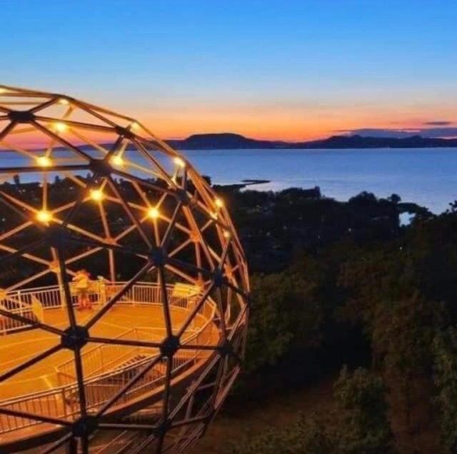 Rózsa nyaralóház Balatonboglár Esterno foto